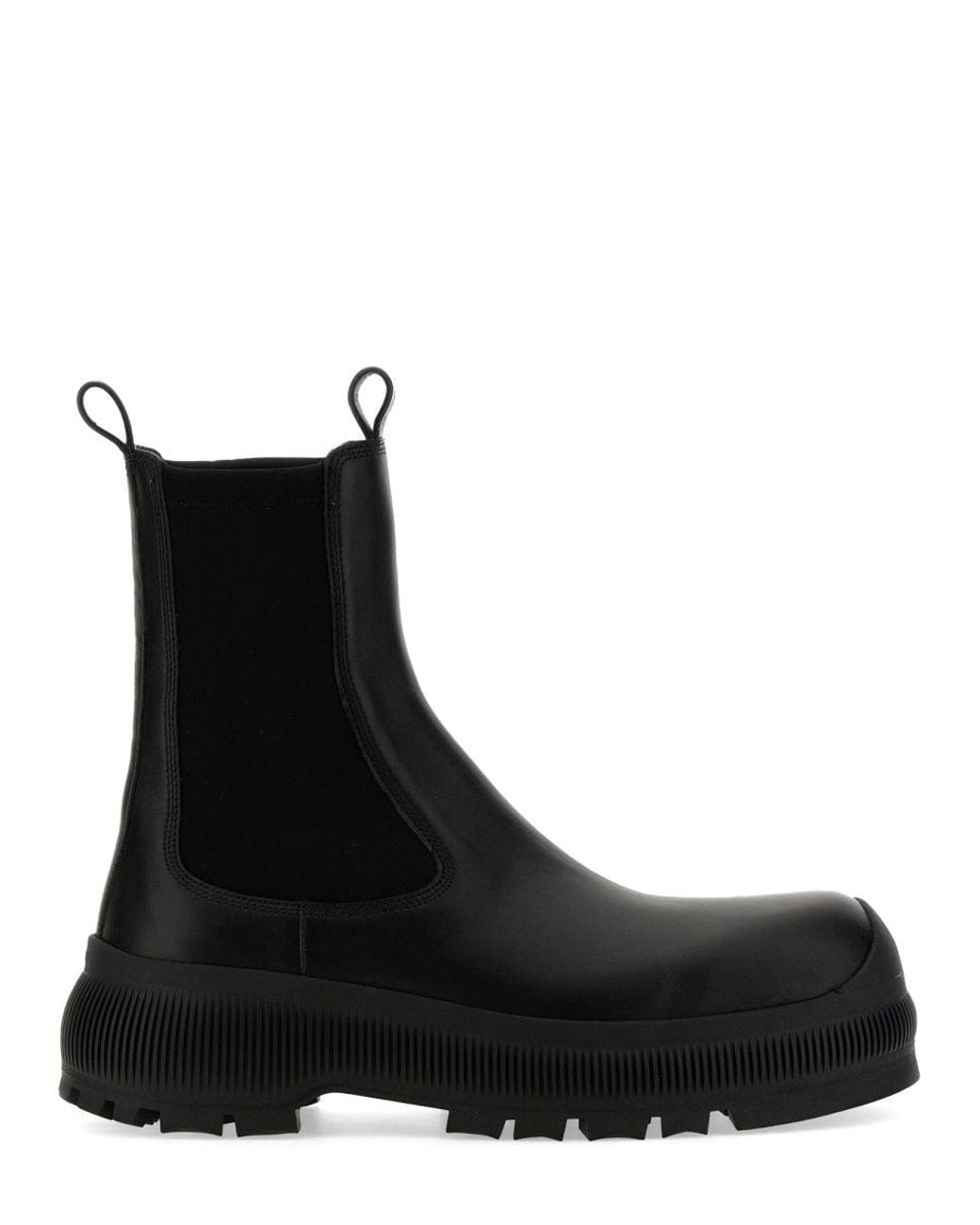 Jil Sander Black Classic Chelsea Boot for men