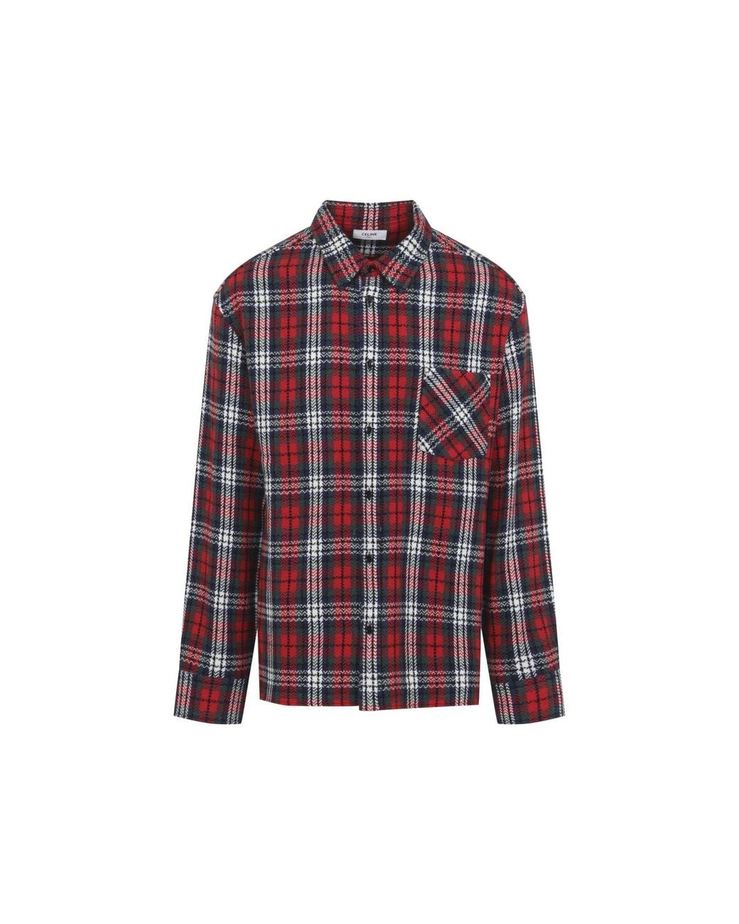 Céline Red Overshirt
