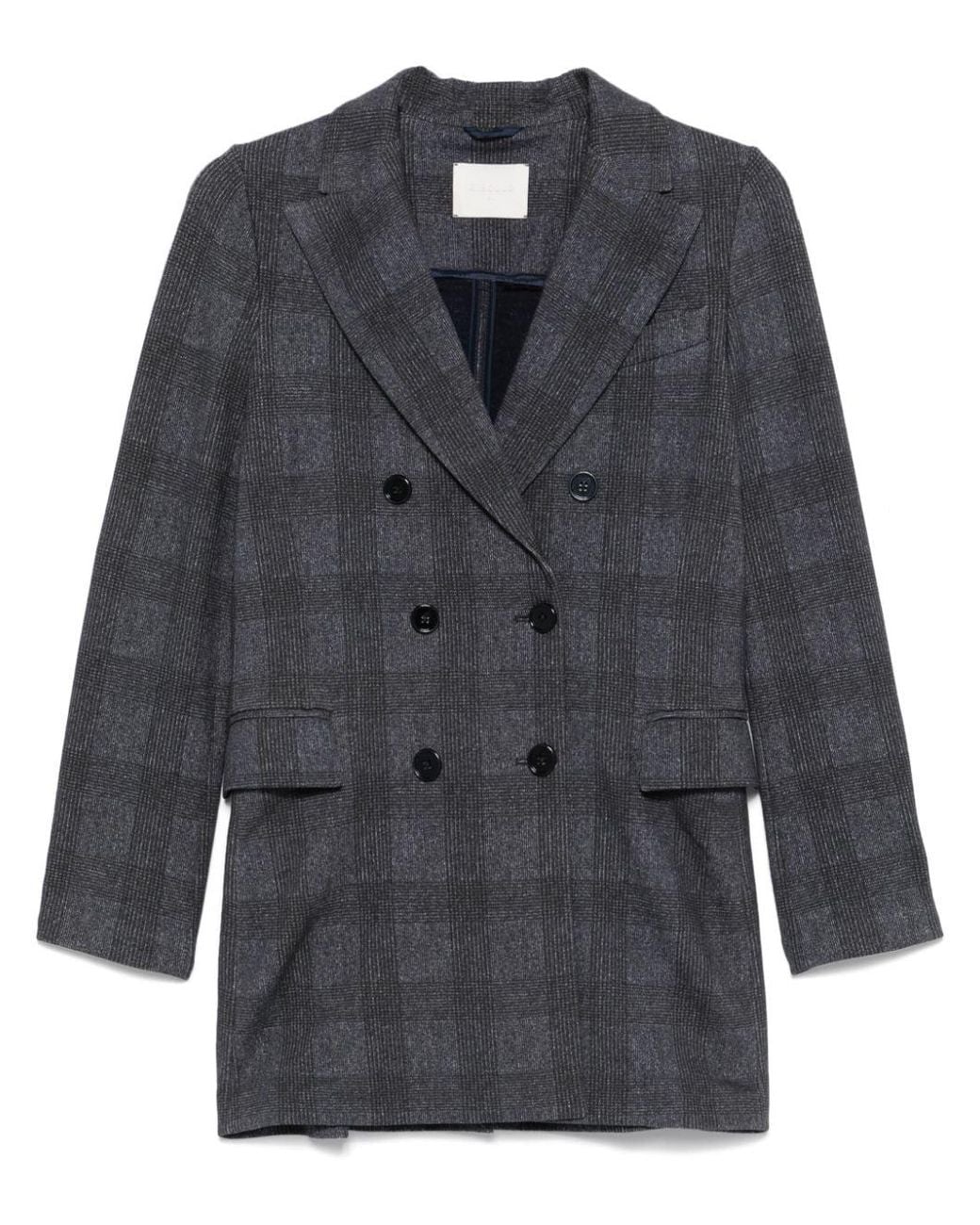Circolo 1901 Blue Cotton Double-Breasted Jacket