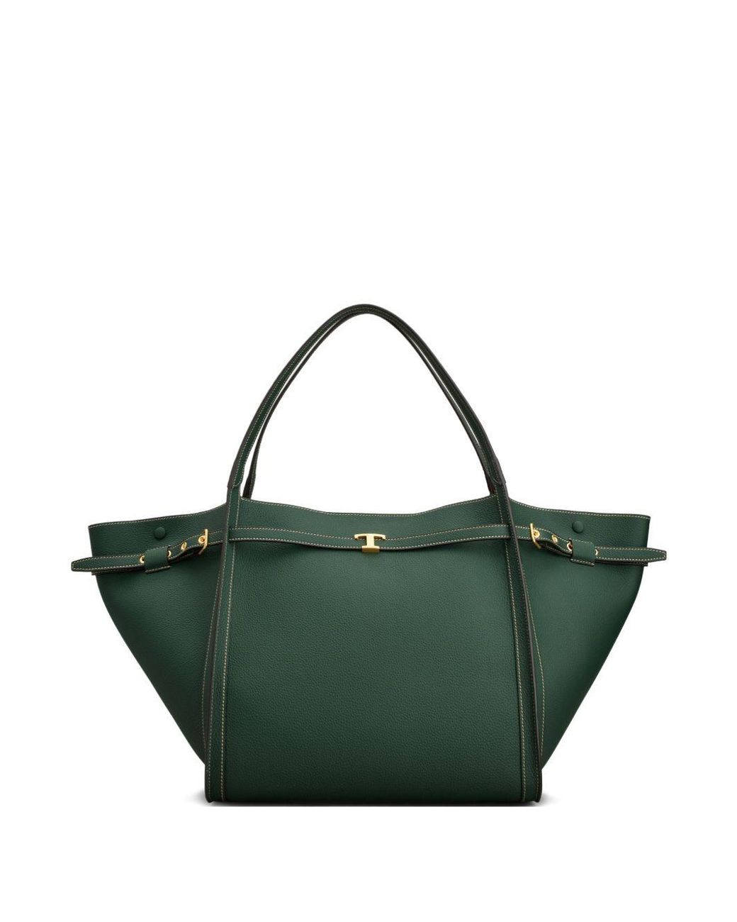 Tod's Green Medium Leather Tote