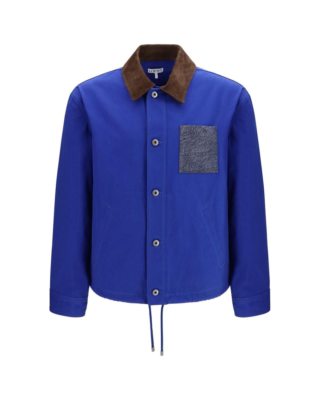 Loewe Blue Workwear Jacket Cotton for men