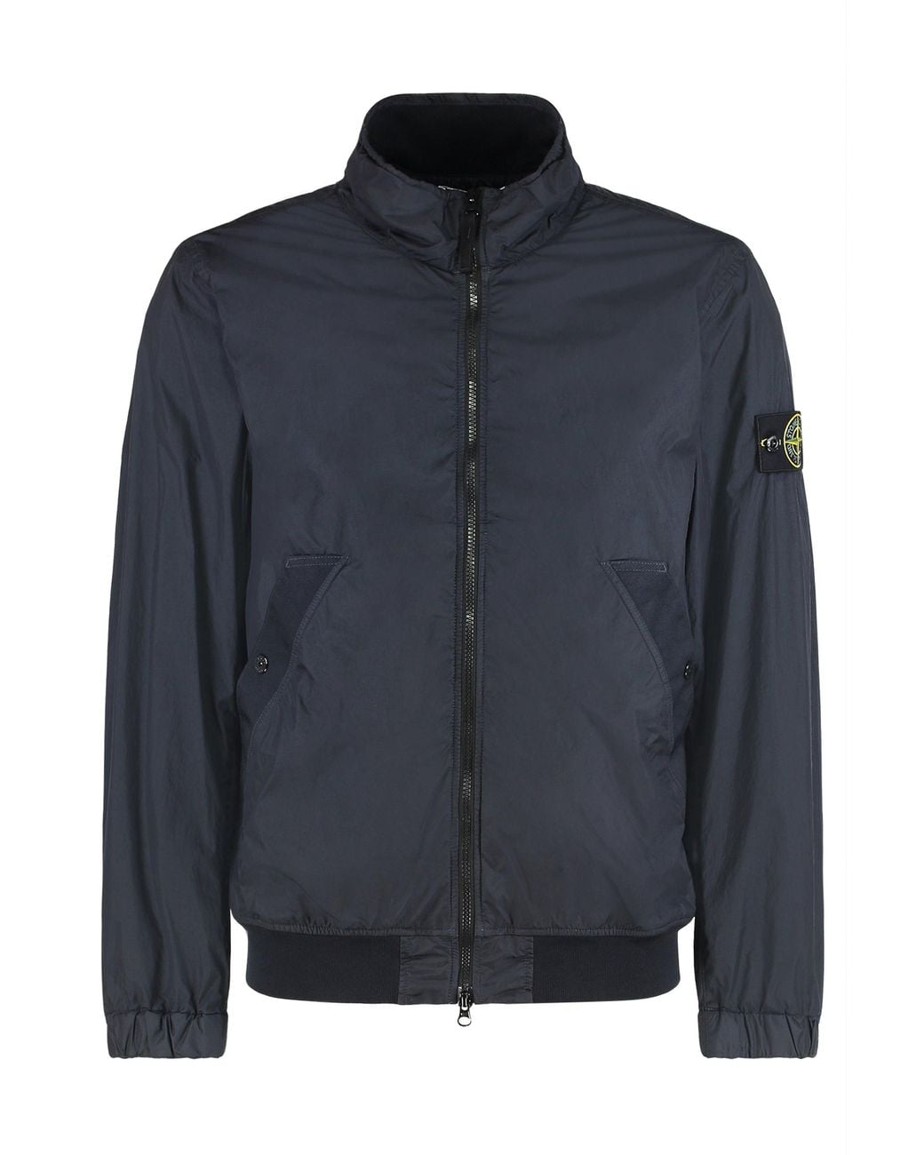 Stone Island Blue Bomber Jackets for men