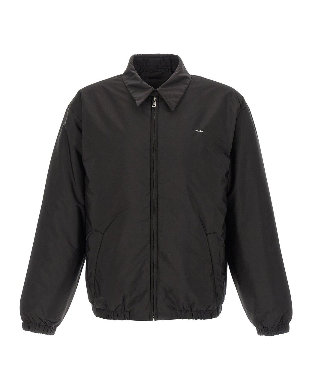 Prada Gray Re-Nylon Jacket for men