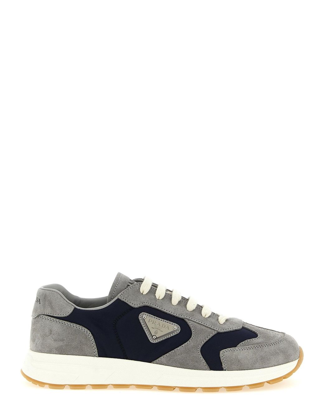 Prada White 'Prax' Sneakers for men