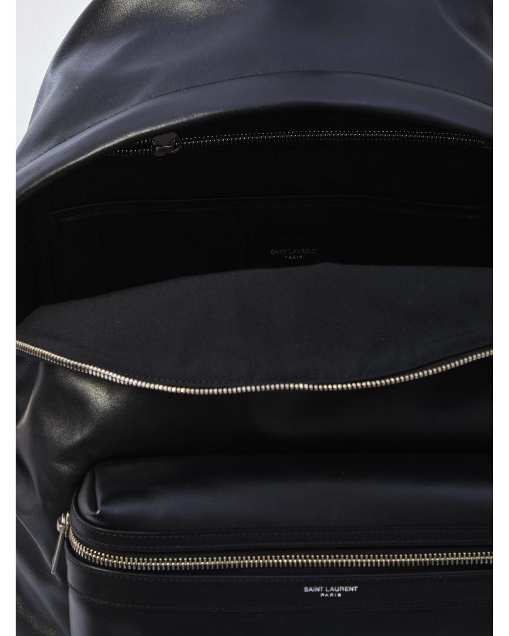 Saint Laurent Black City Backpack for men