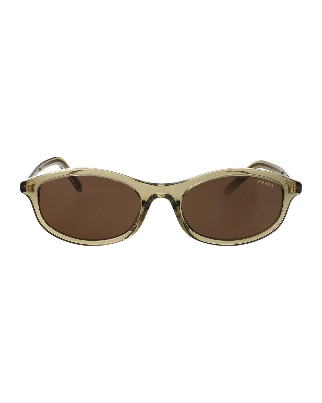 Prada Brown Acetate Sunglasses