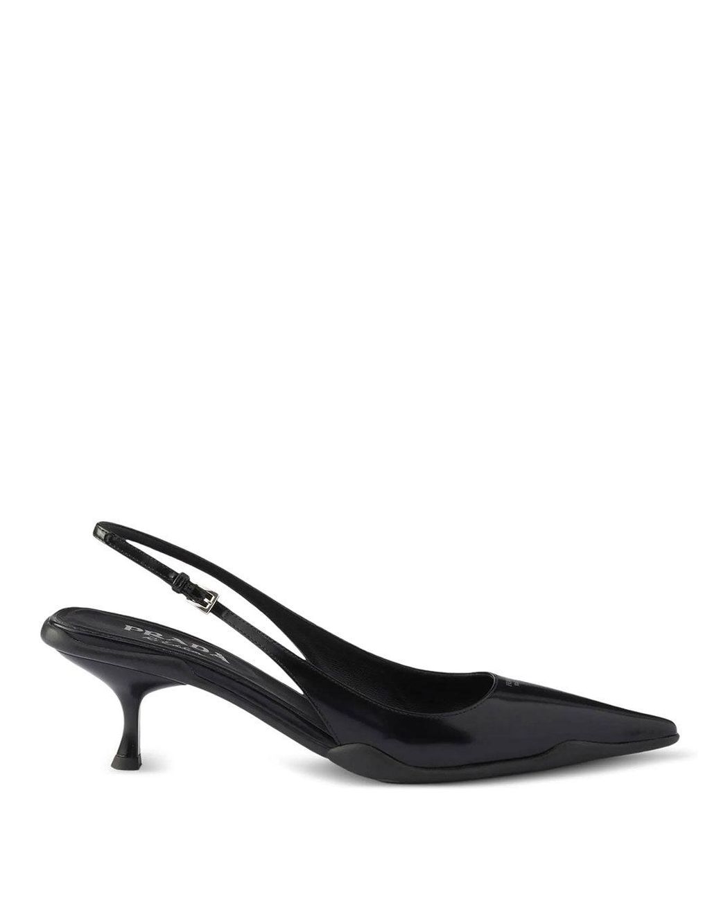 Prada Black Décolleté Slingback