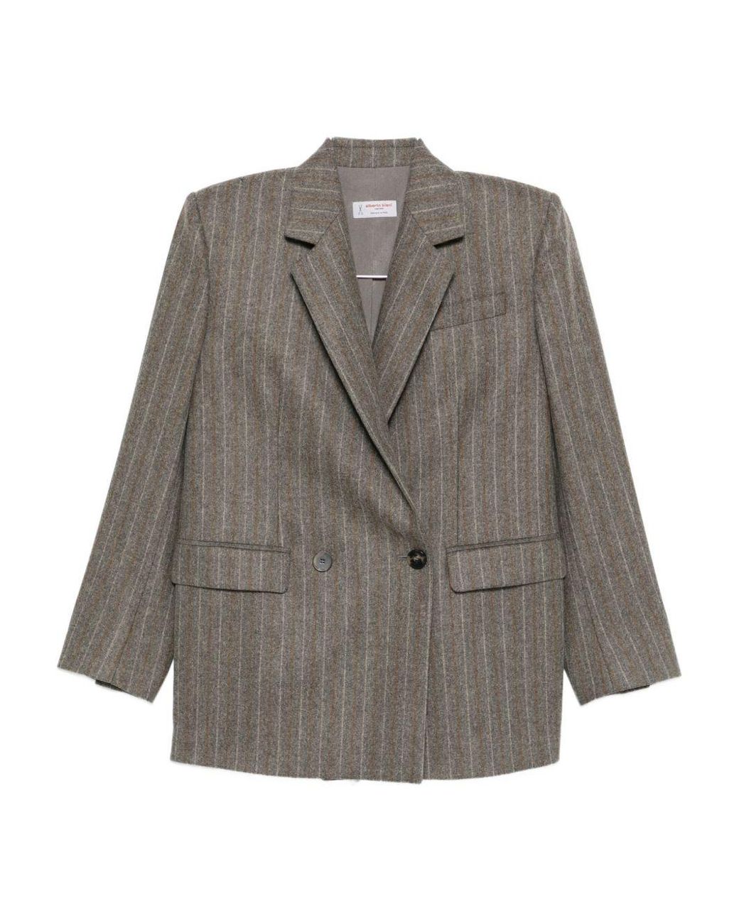 Alberto Biani Gray Double-Breasted Jacket