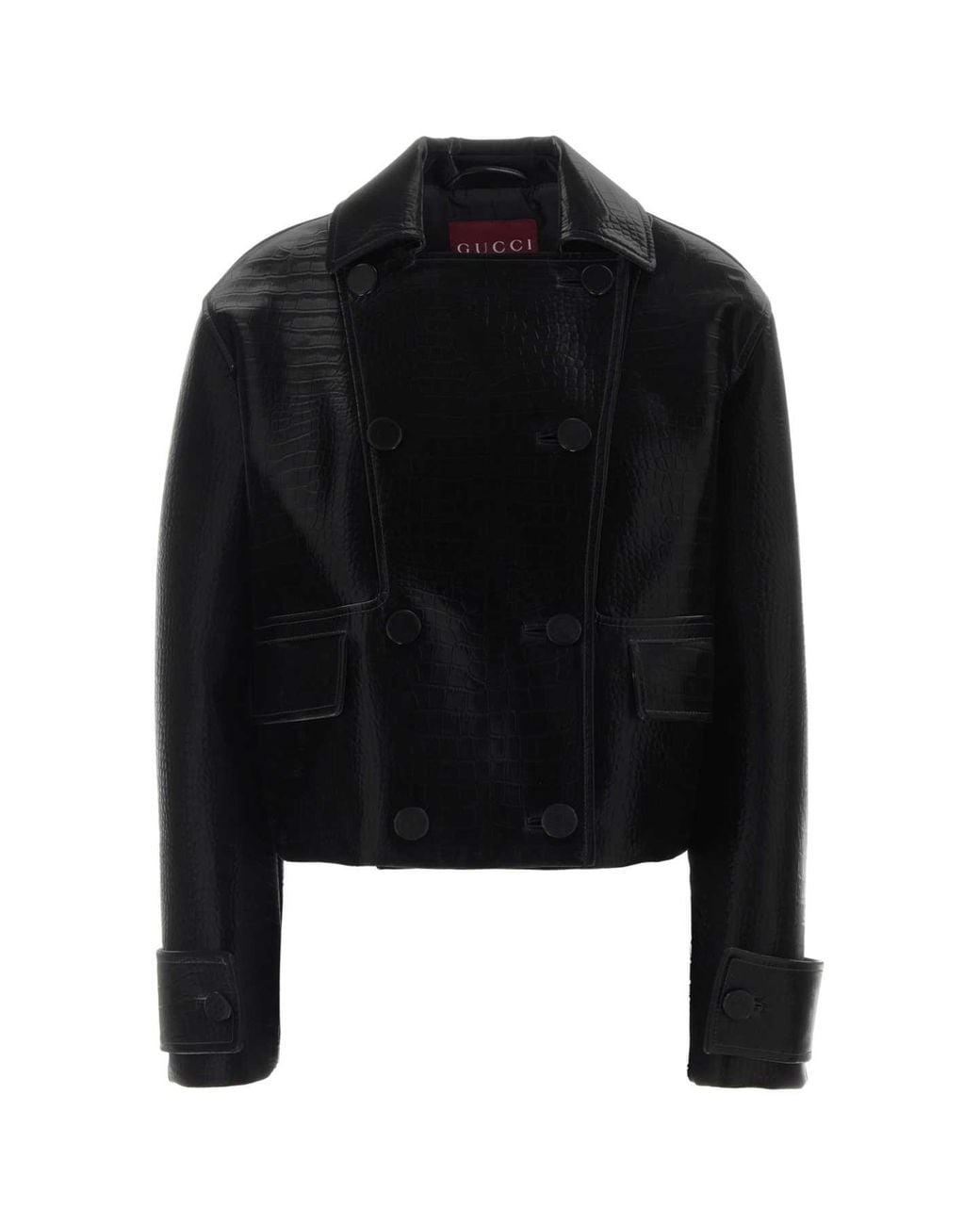 Gucci Black Leather Jacket