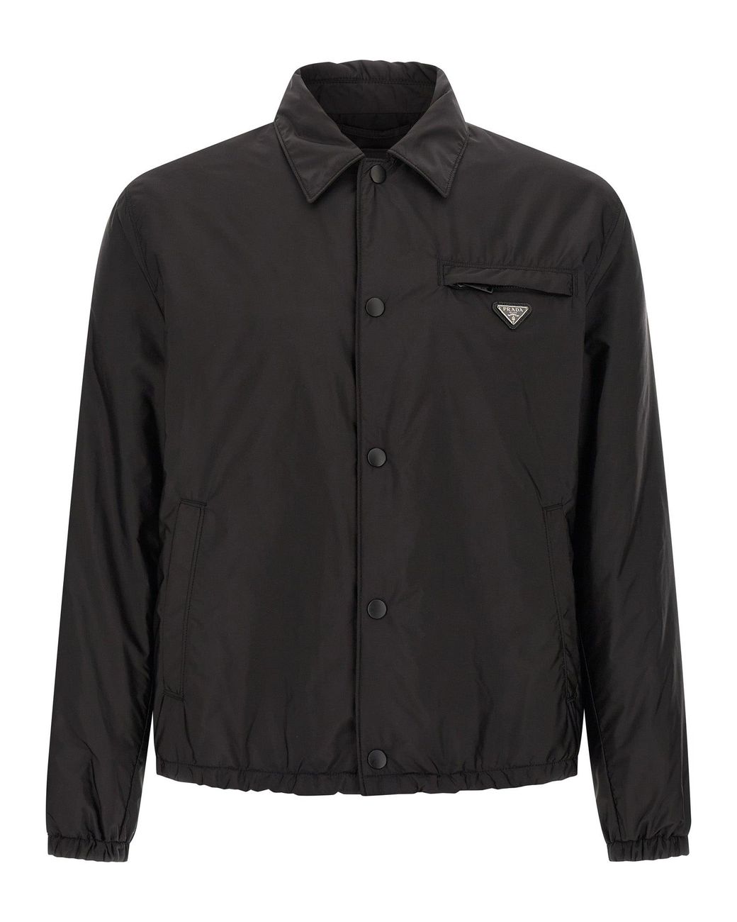 Prada Black Re-Nylon Feather Jacket for men