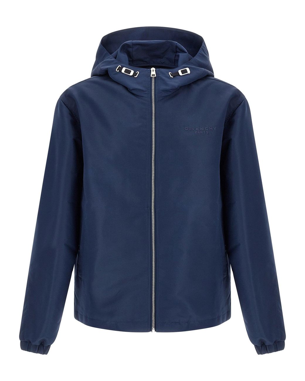 Givenchy Blue Hood Jackets for men