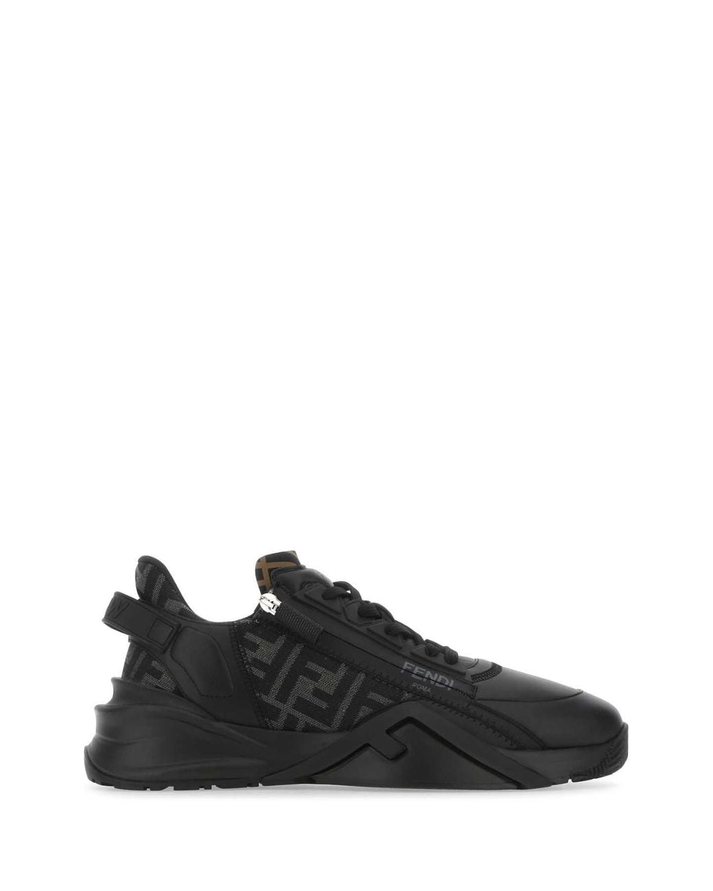 Fendi Black Flow Running Sneakers for men