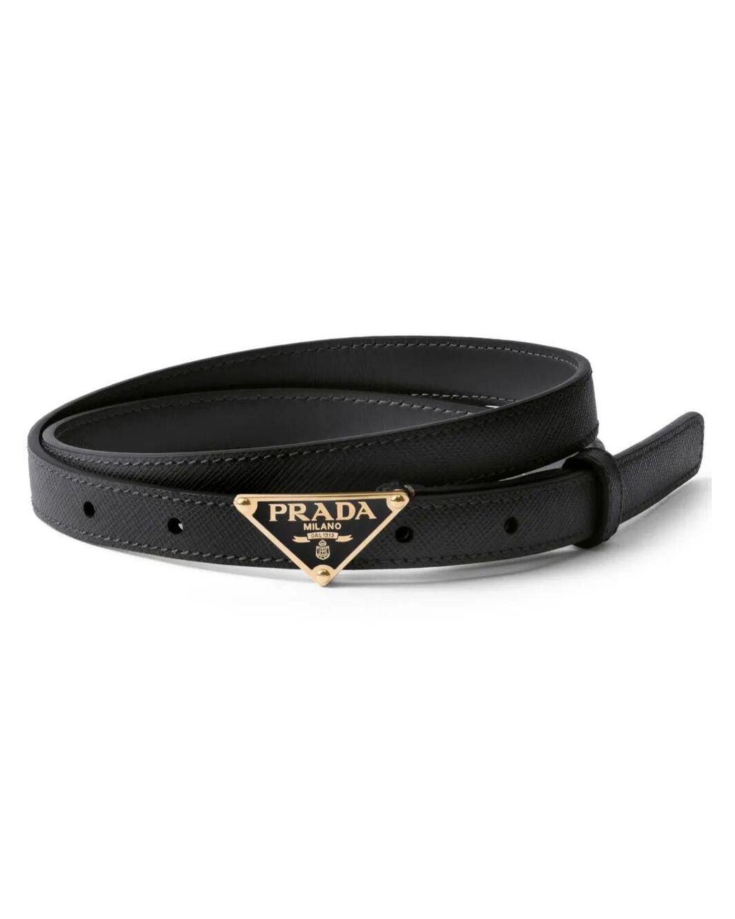 Prada Black Belts
