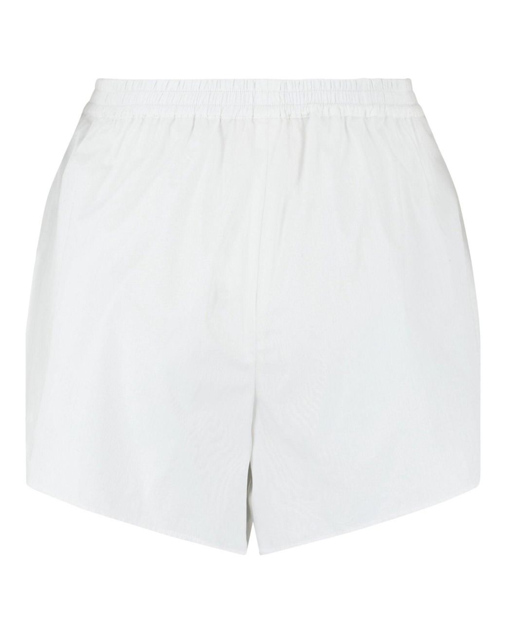Givenchy White Logo Mini Shorts