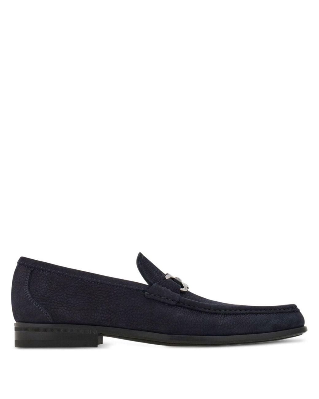 Ferragamo Blue Rubber Outsole Apron-Toe for men