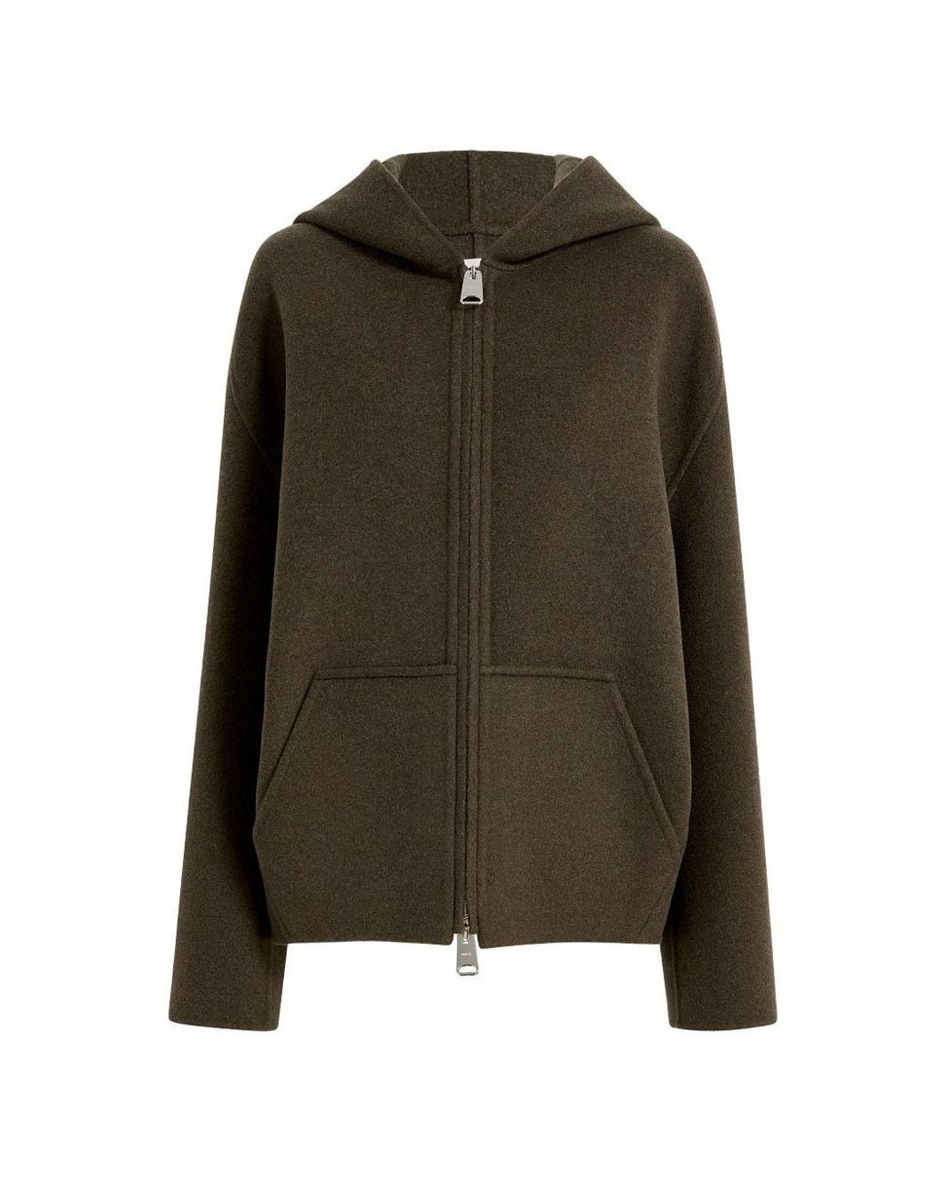 Khaite Green Dolem Wool Blouson Jacket