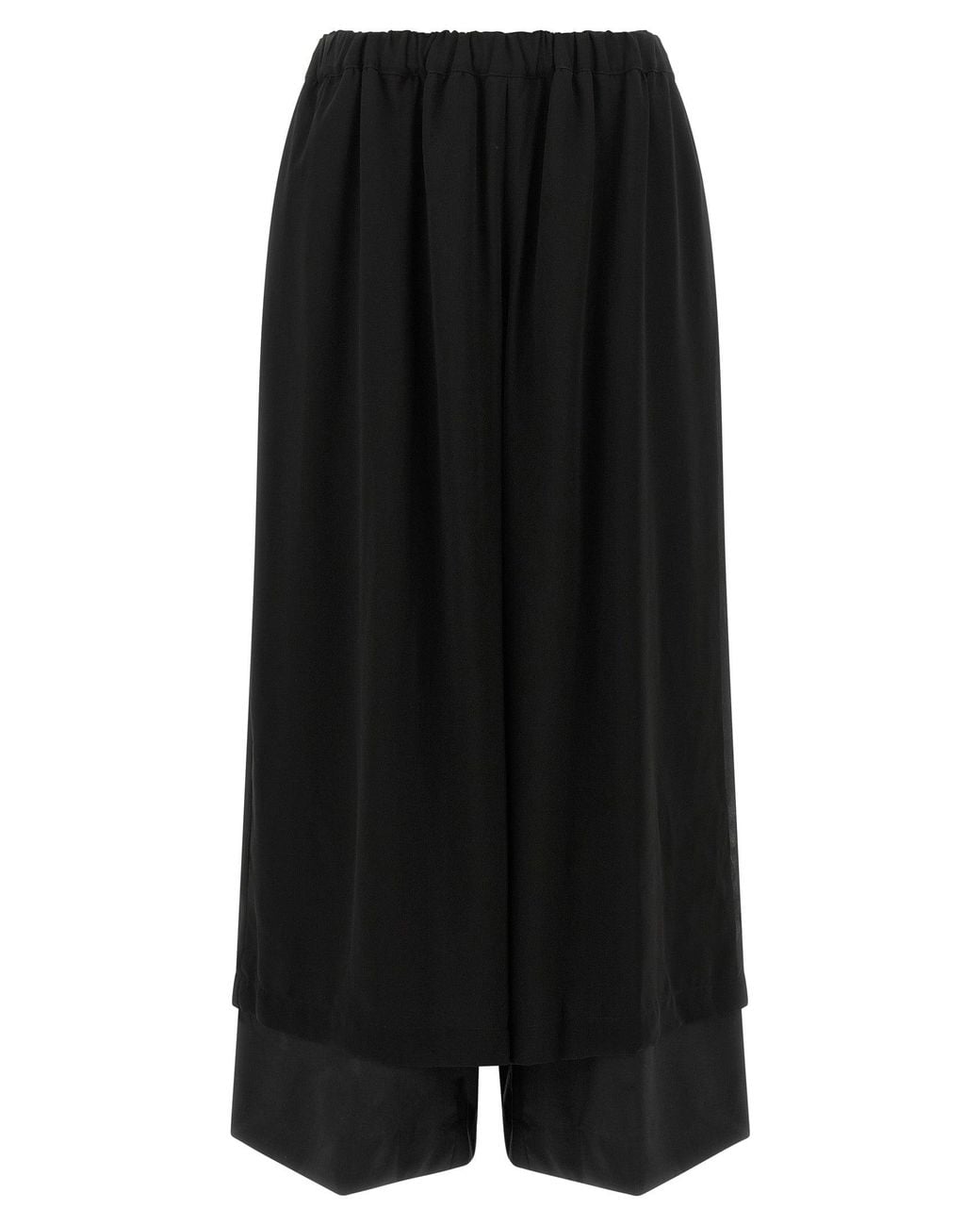 Comme des Garçons Black Double Layer Trousers
