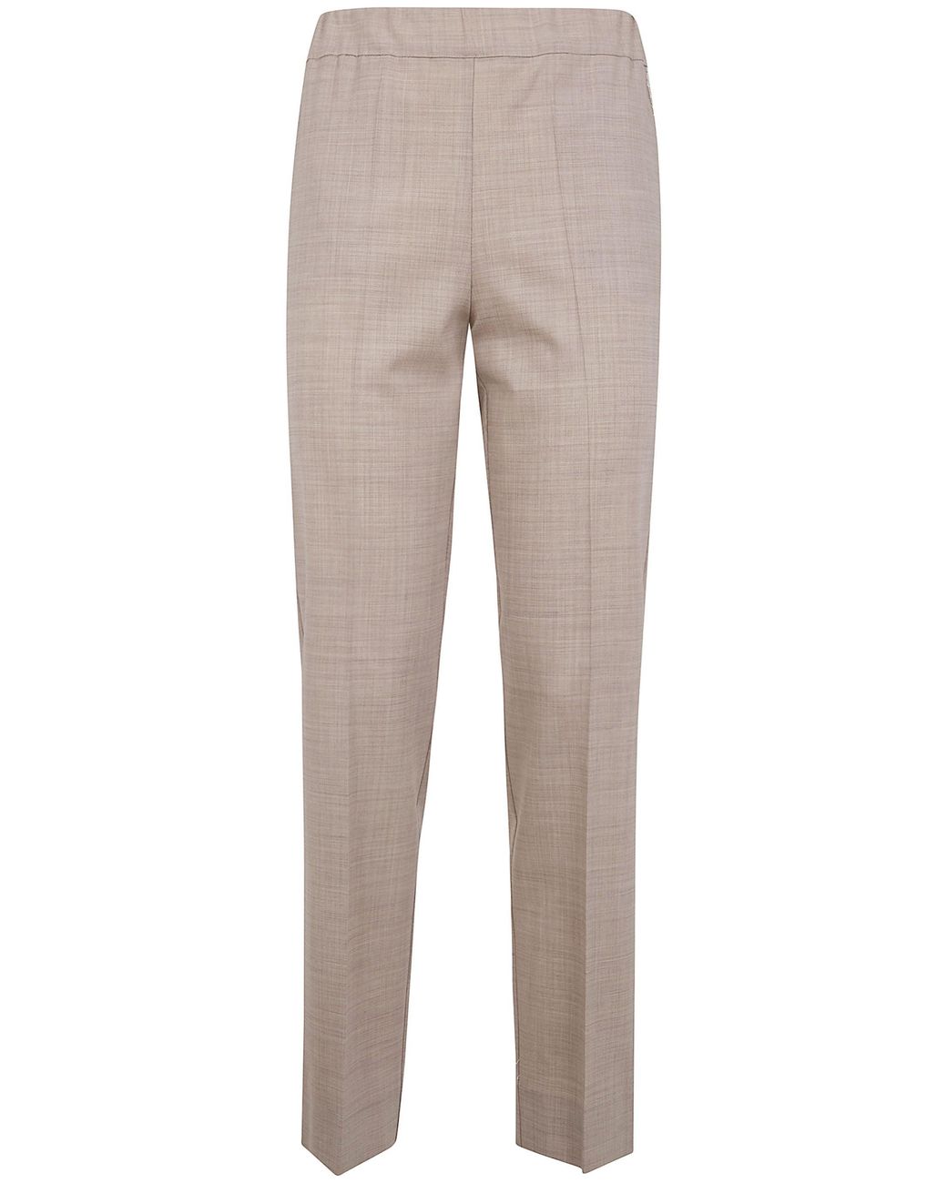D.exterior Natural Flanel Merinos Basic Trousers