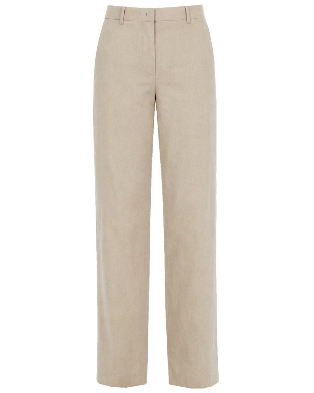 Paul Smith Natural Tailored Linen Trousers