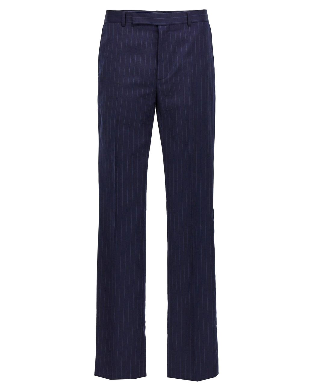 Givenchy Blue Pinstriped Tailored Trousers for men