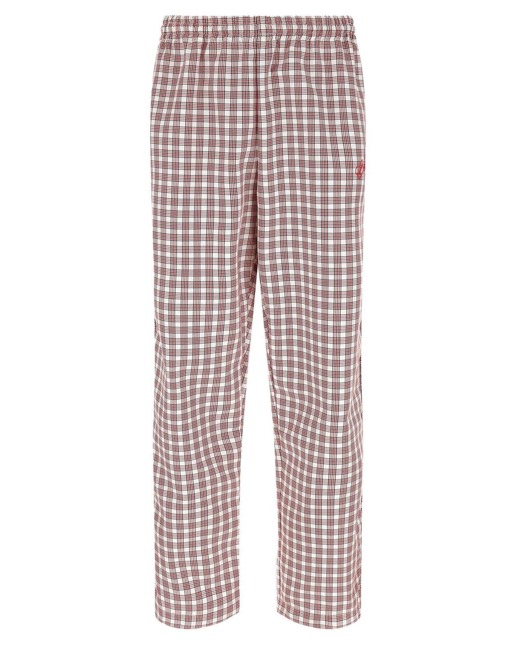 Willy Chavarria Red 'Ruff Rider' Pants for men