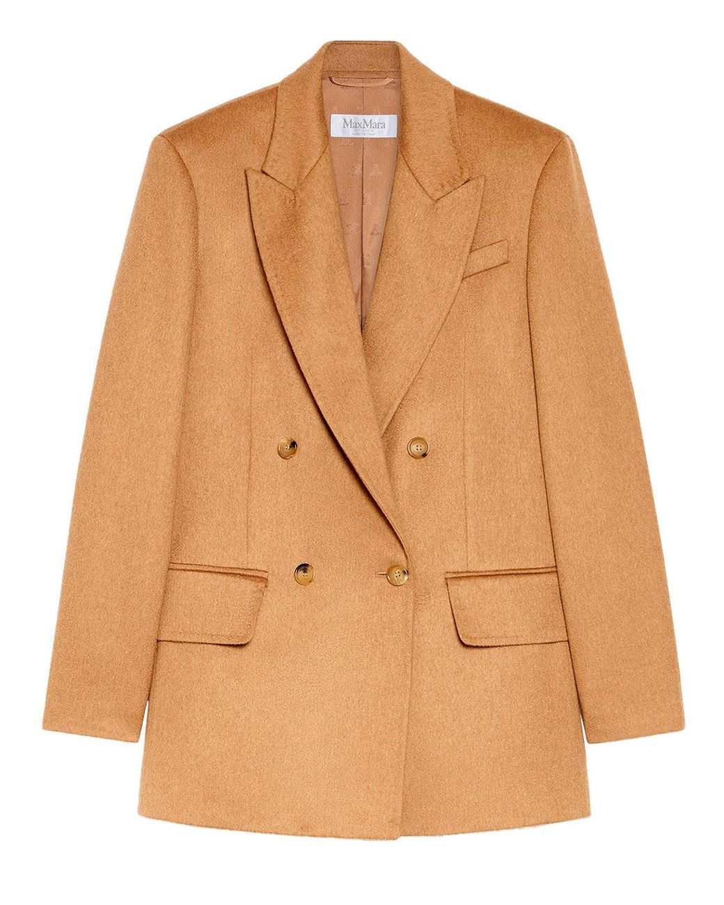 Max Mara Brown Zibeline Olimpia Jacket