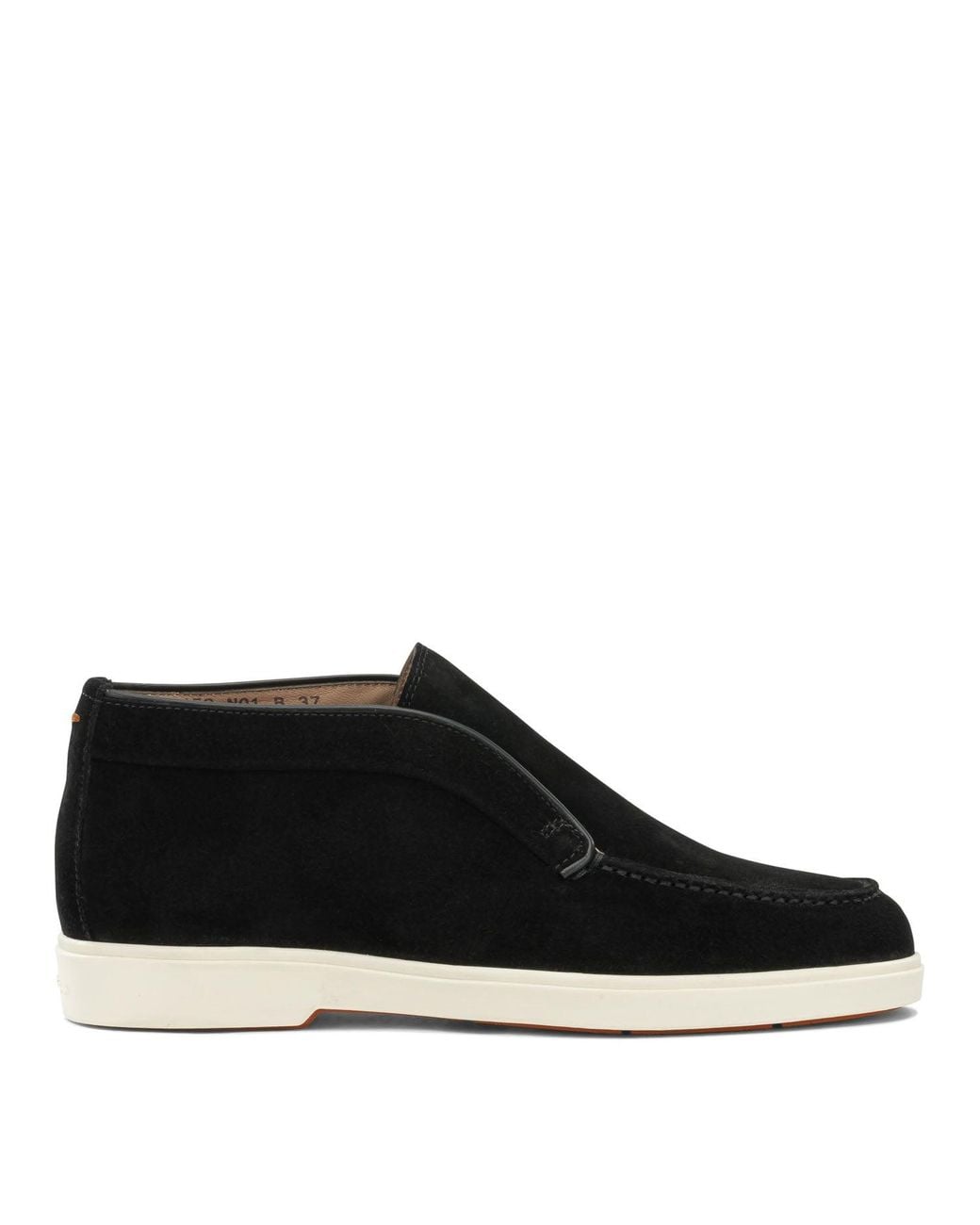 Santoni Black "Andvari" Loafers for men