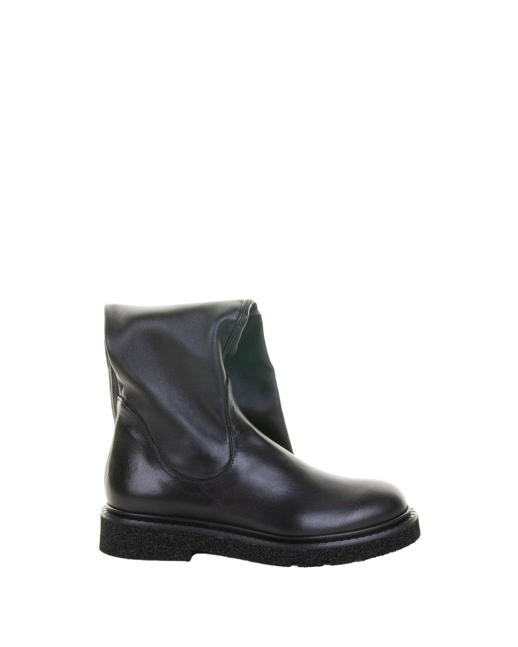 Guglielmo Rotta Black Leather Boot