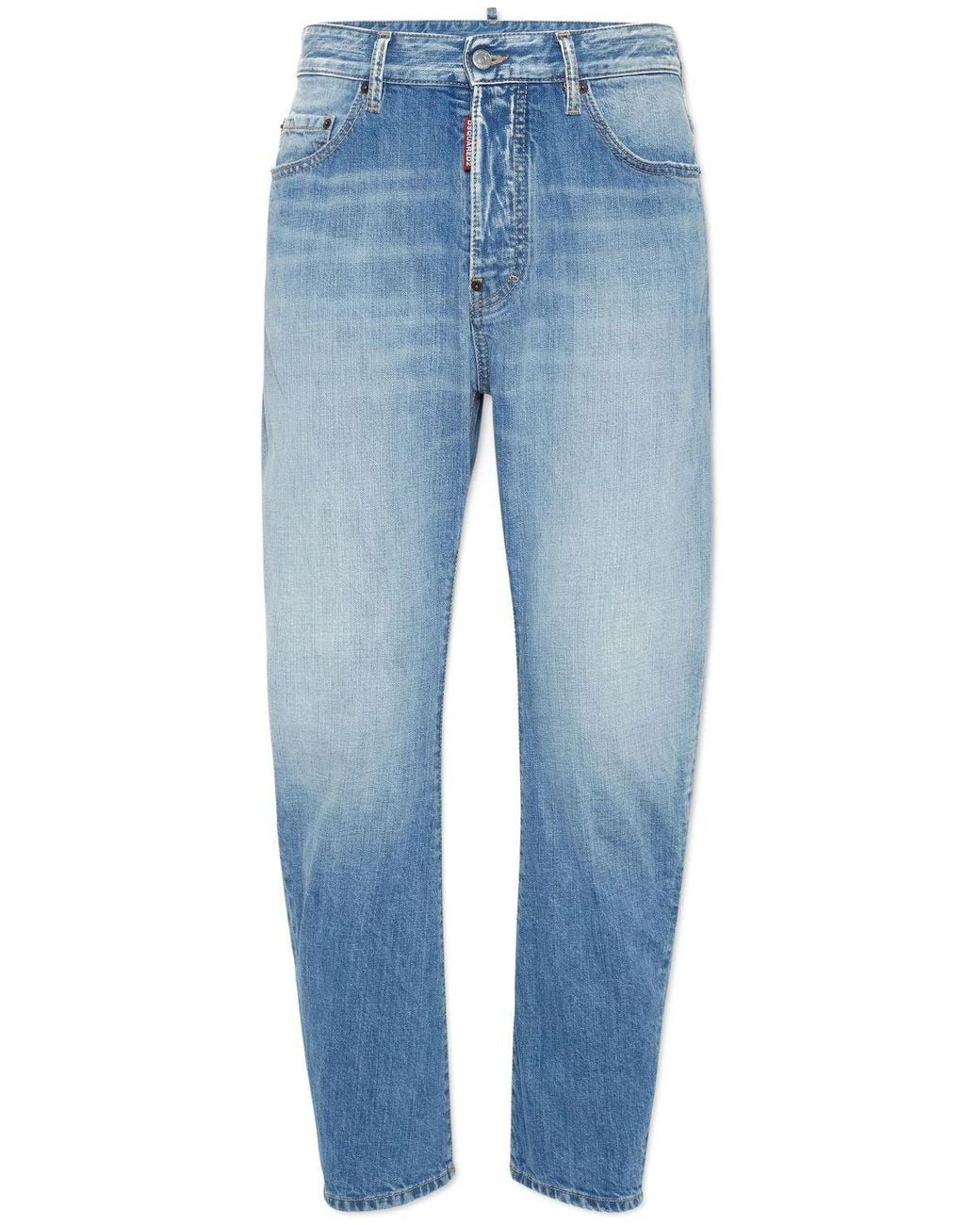 DSquared² Blue Cotton Pants