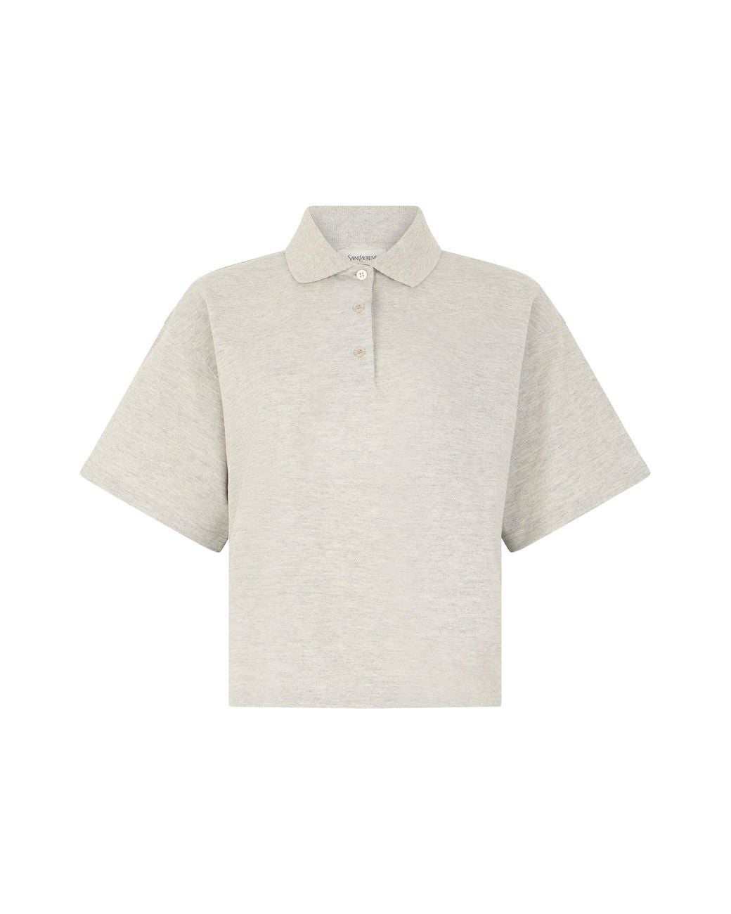 Saint Laurent White Polo