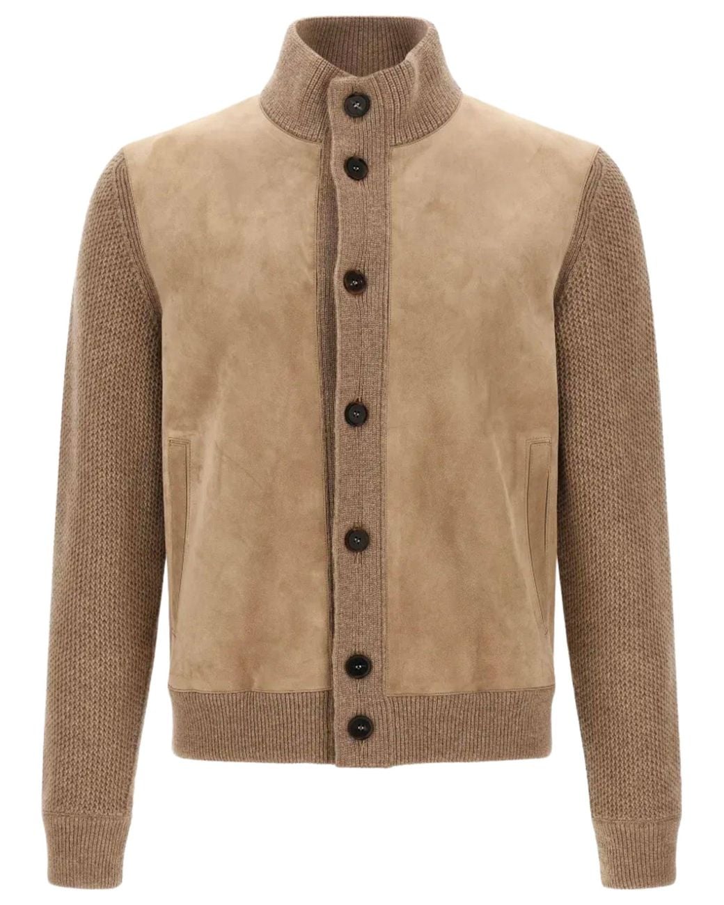 Zegna Brown Cashmere Jacket for men