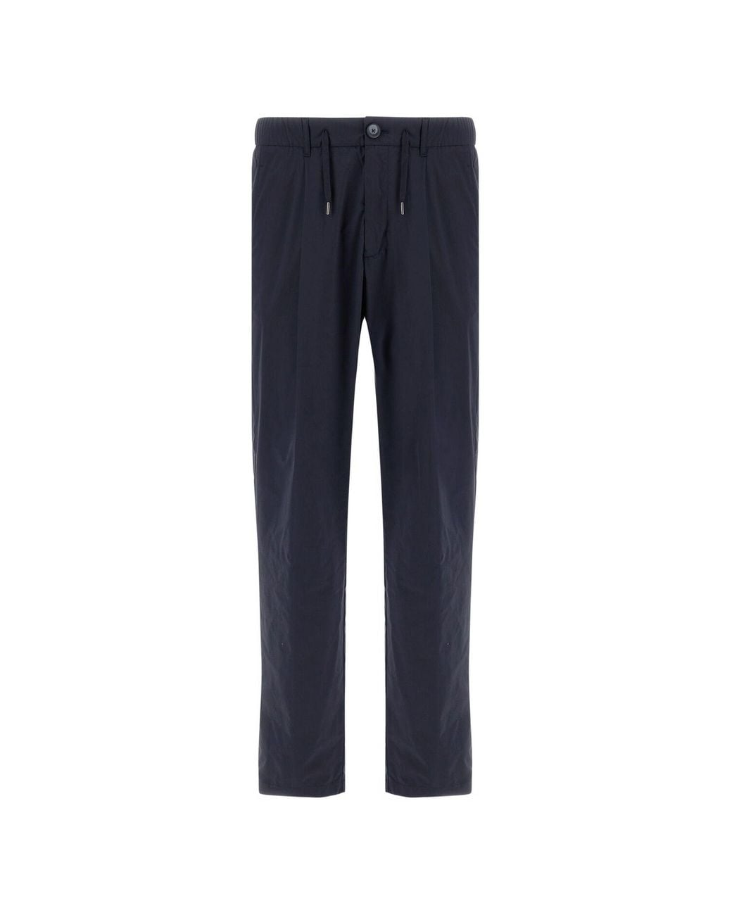 Herno Blue Tailored Trousers for men