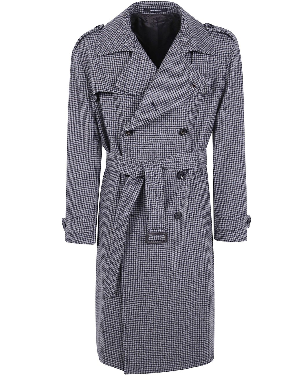 Tagliatore Gray Trench Jacket "Born" for men