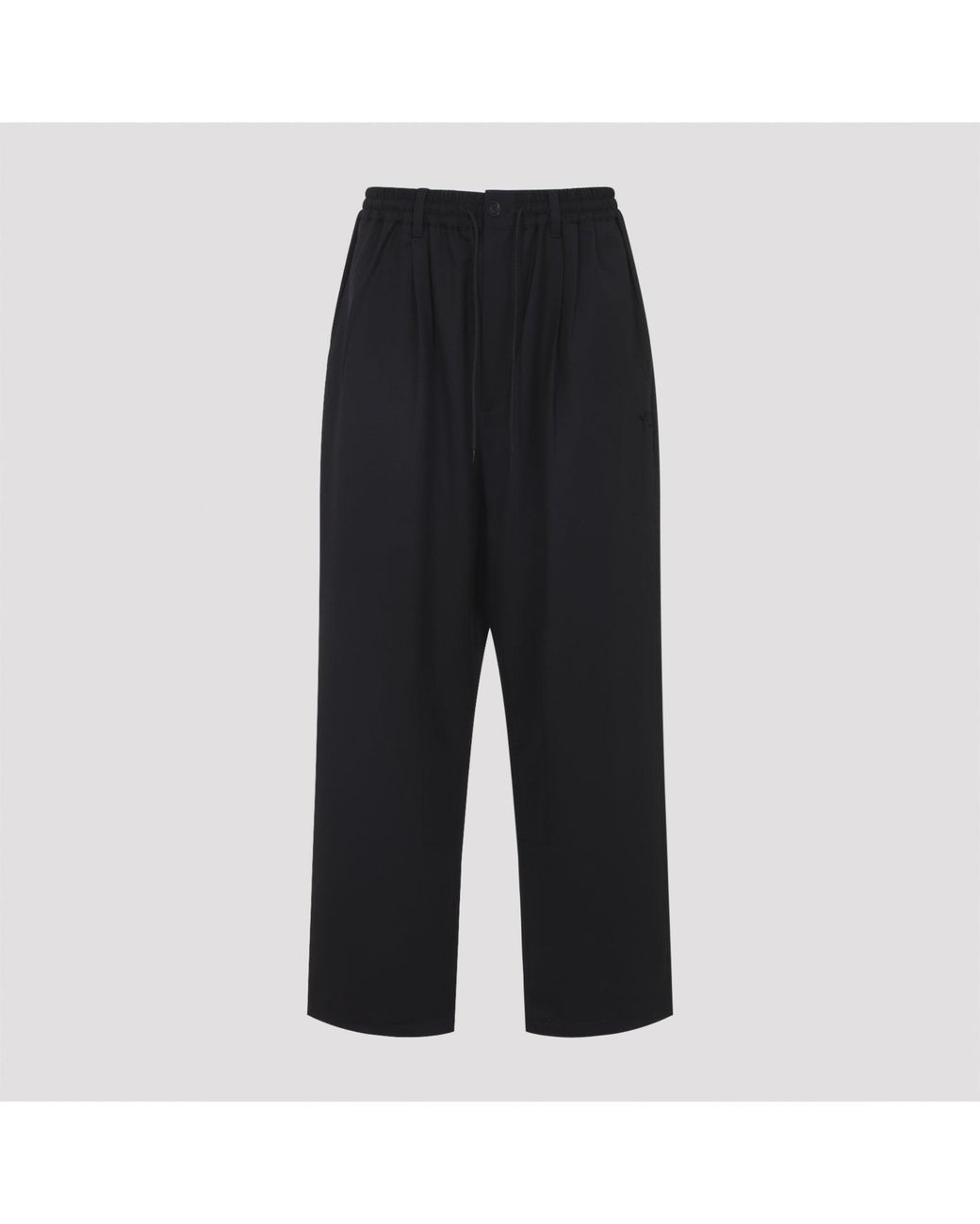 Y-3 Black Y-3 Ref Wool Tp Pants for men