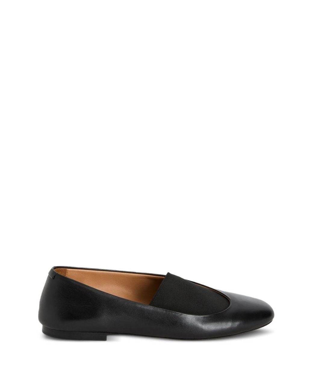 Jil Sander Black Leather Ballets