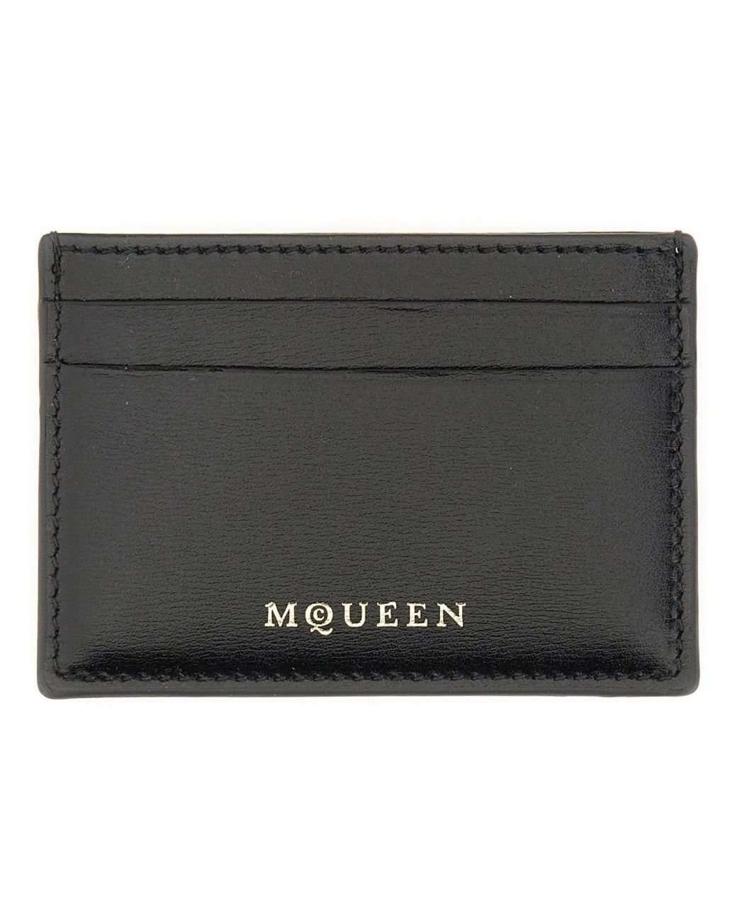 McQueen Black Wallets & Purses
