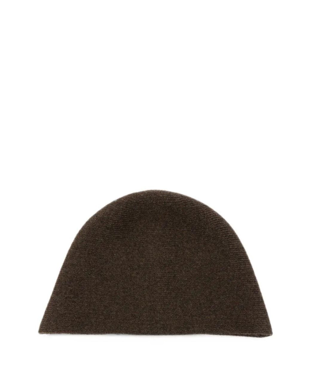 Uma Wang Brown Cashmere Bucket Hat