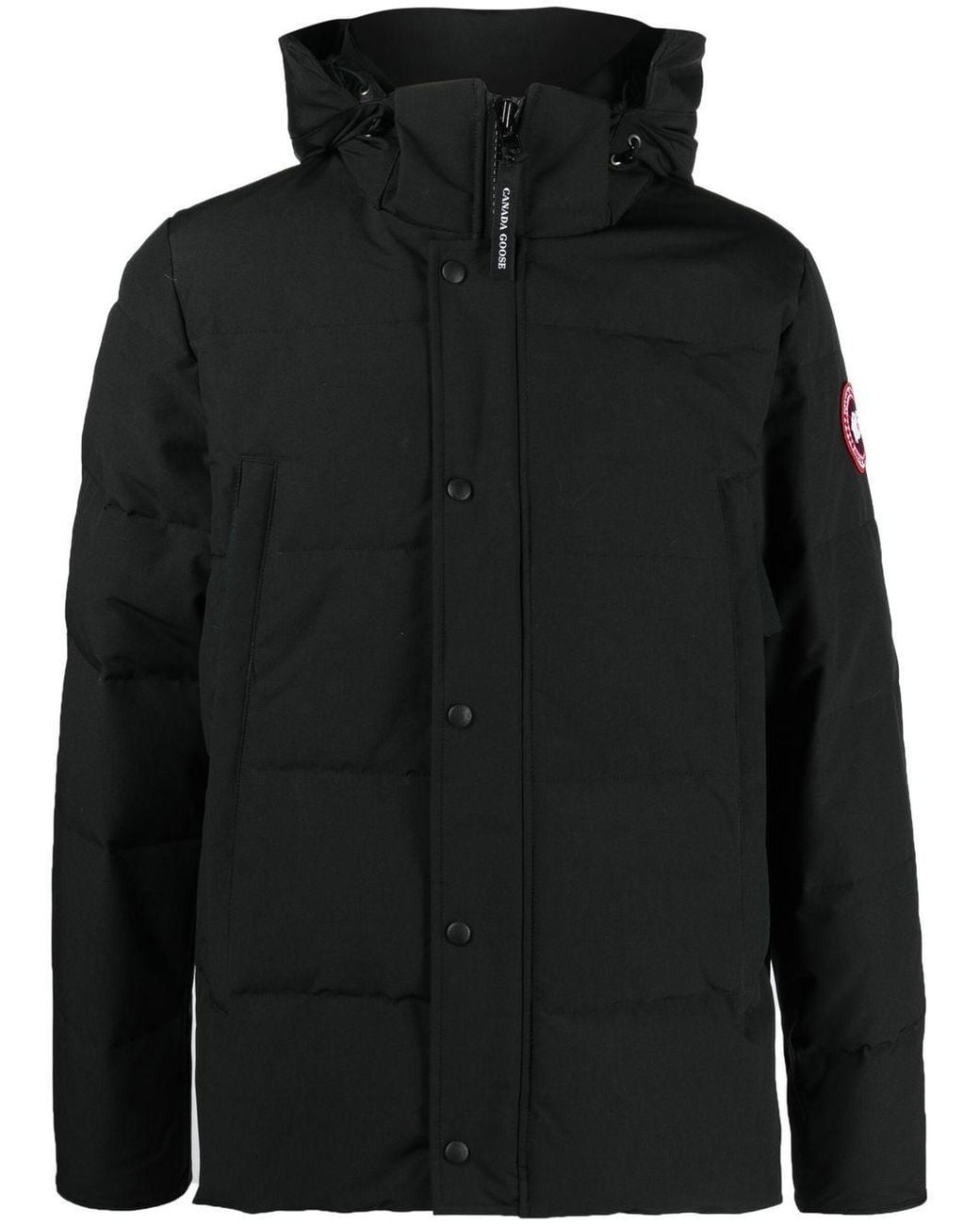 Canada Goose Black Wyndham Short Down Jacket for men