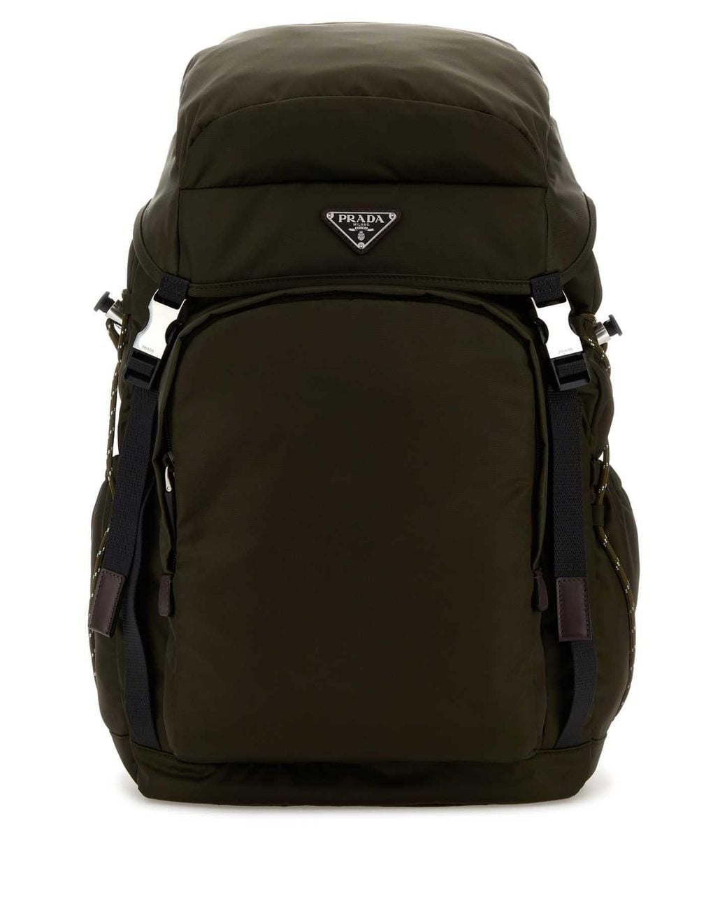 Prada Black Canvas Backpack for men