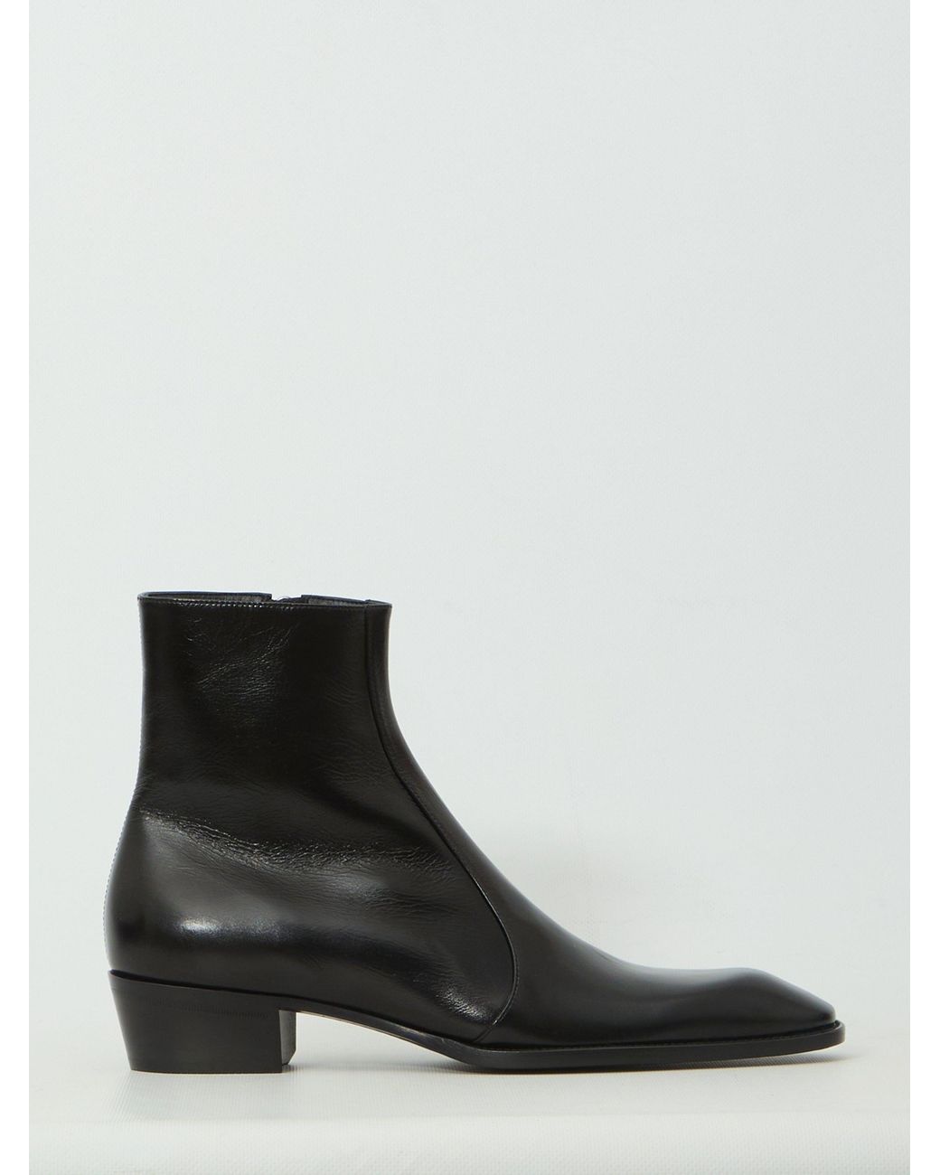Saint Laurent Black Aurelien Boots for men