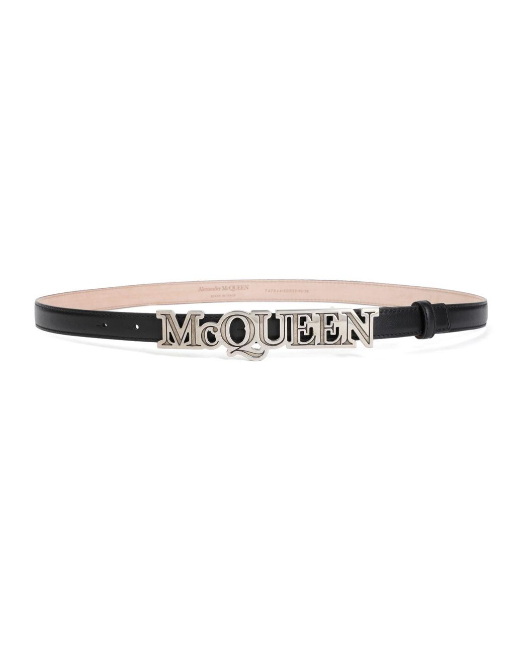 McQueen Black Belts for men