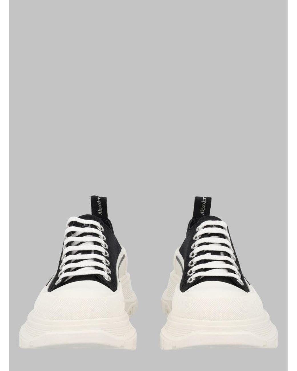McQueen Metallic Platform Low-Top Sneakers