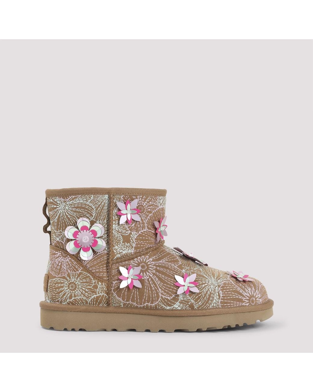 Ugg Brown Classic Mini Meadow Suede Classic Boots
