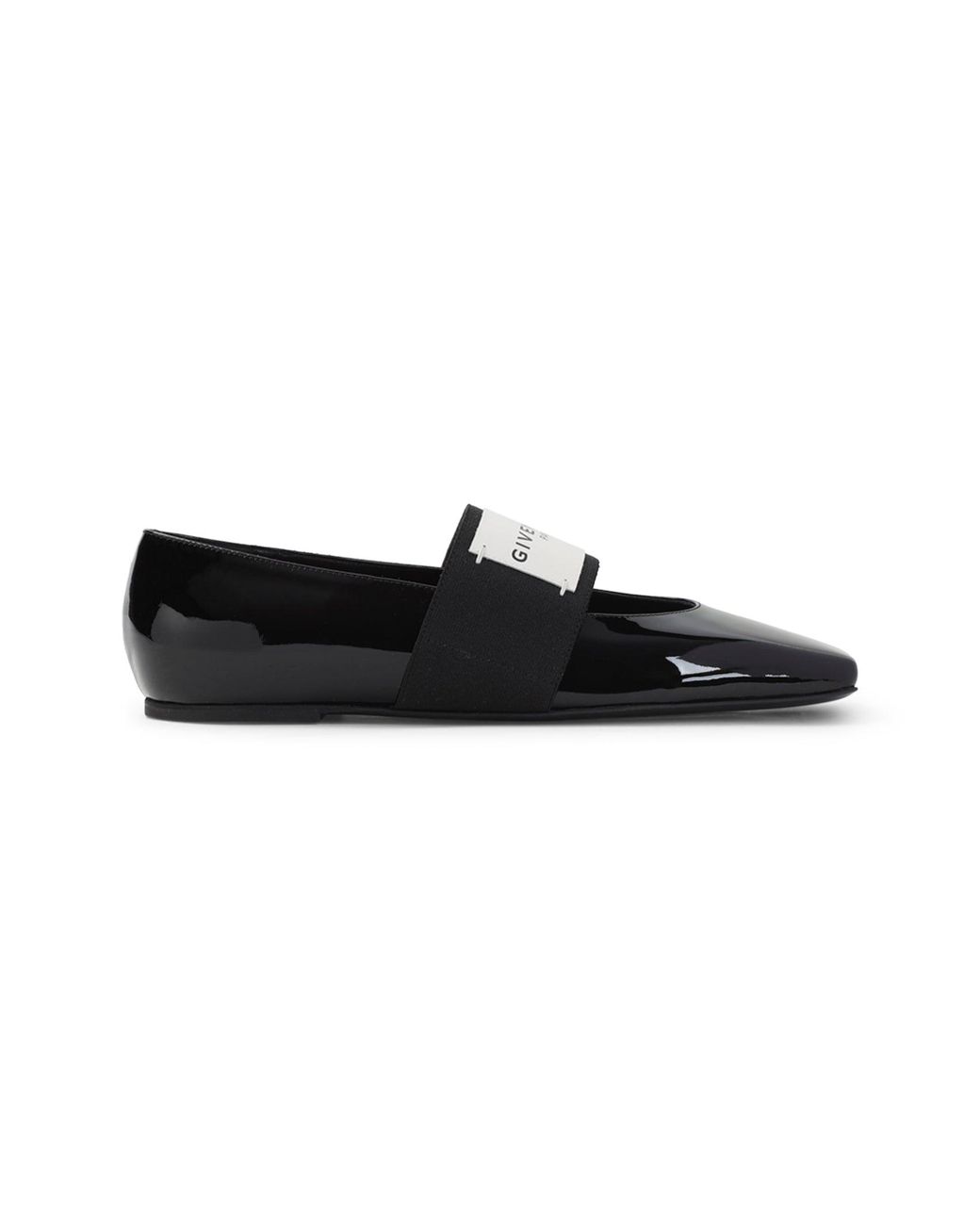 Givenchy Black Calf Leather Ballerinas