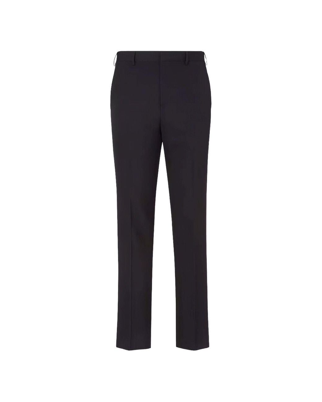 Fendi Blue Wool Pants