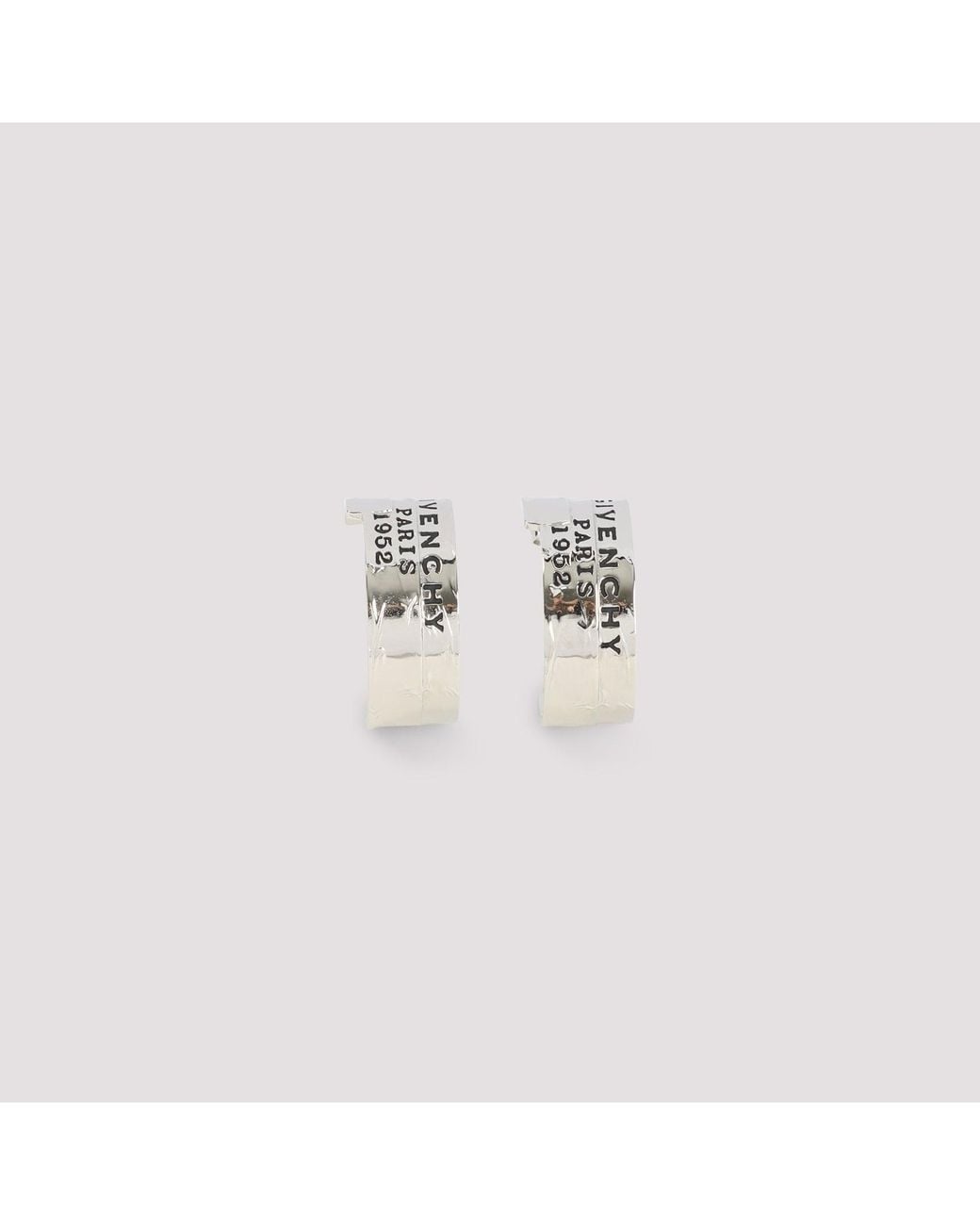Givenchy Metallic Tape Brass Earrings