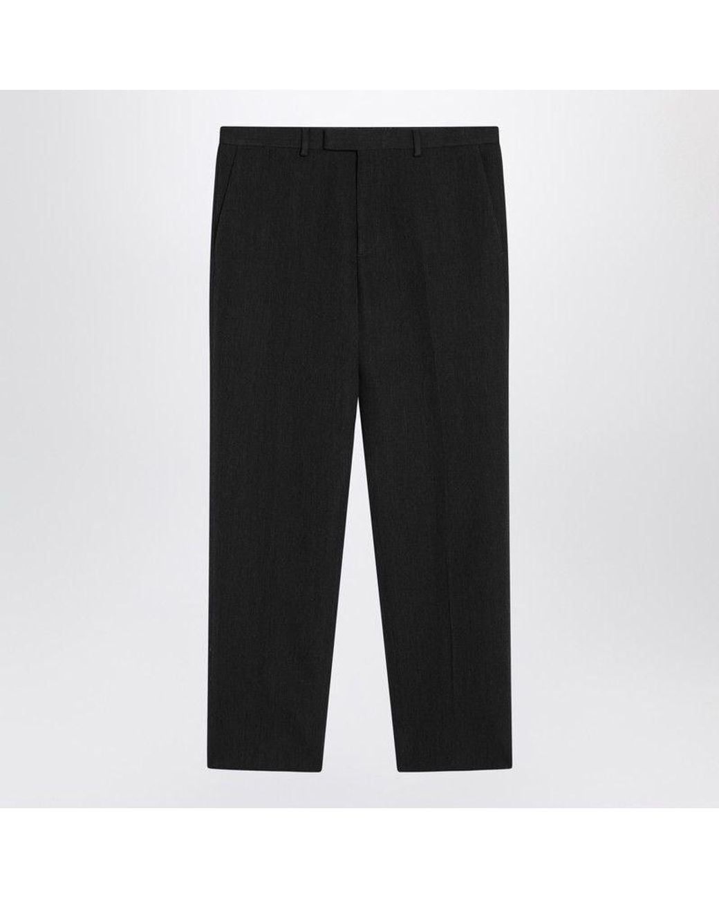 Gucci Black Wool Trousers for men