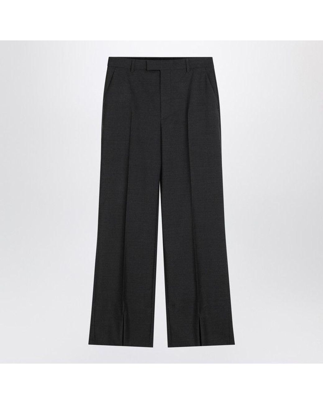 Gucci Gray Wool Trousers