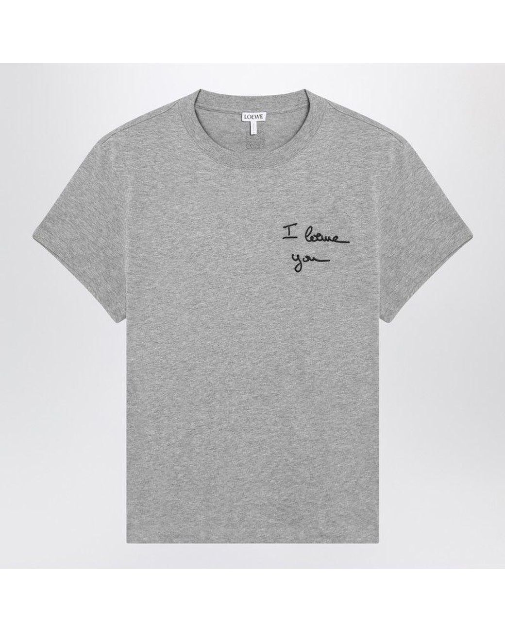 Loewe Gray I You Tshirt