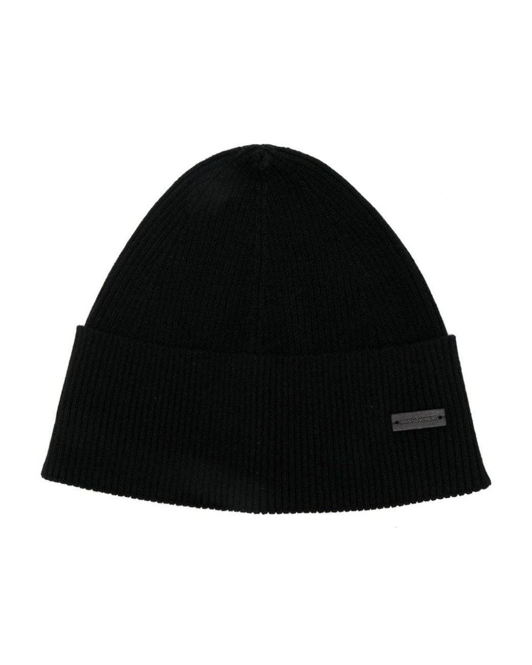 Saint Laurent Black Cachemire Hats